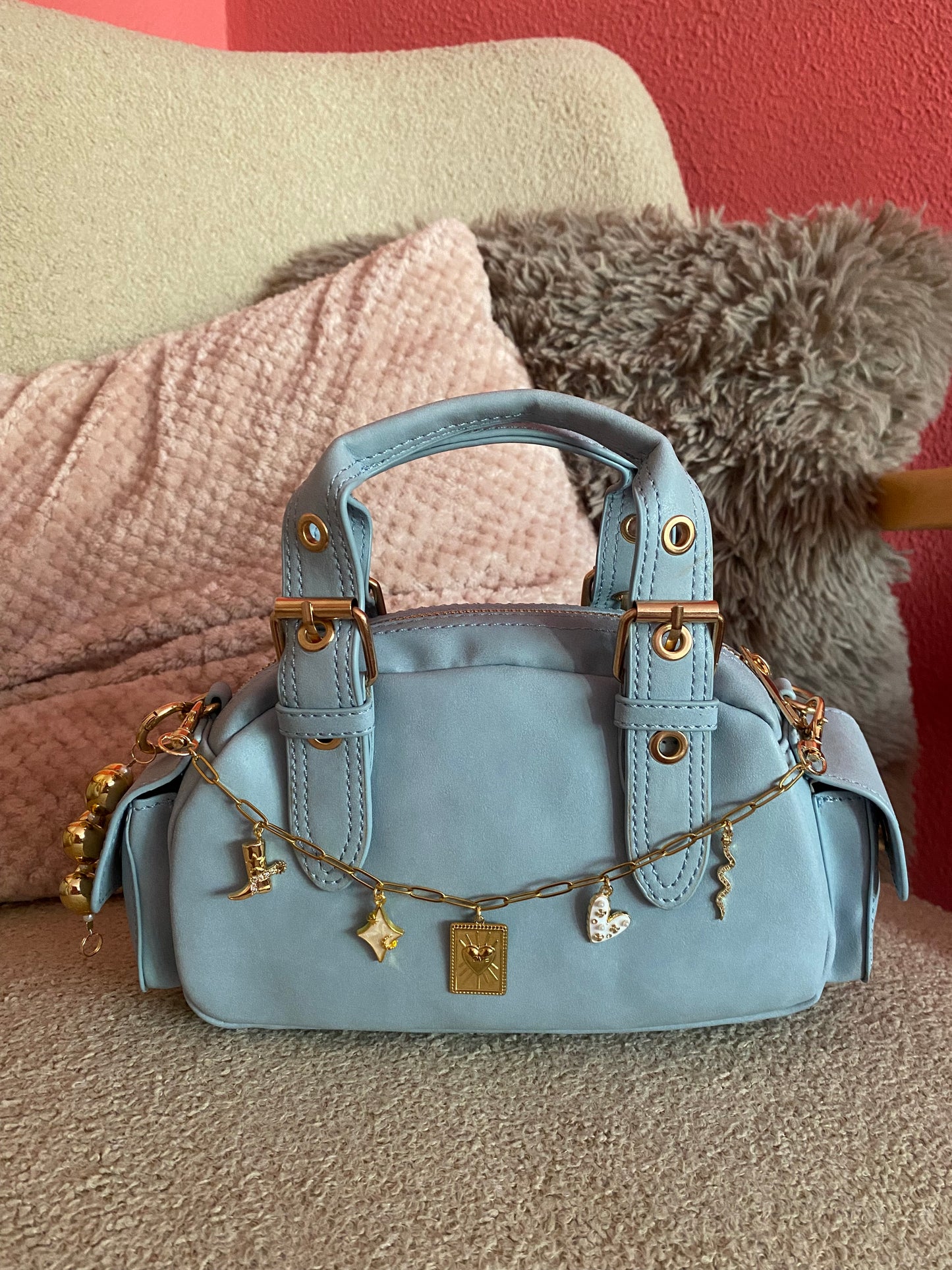 Customized Charmy Bag Blue