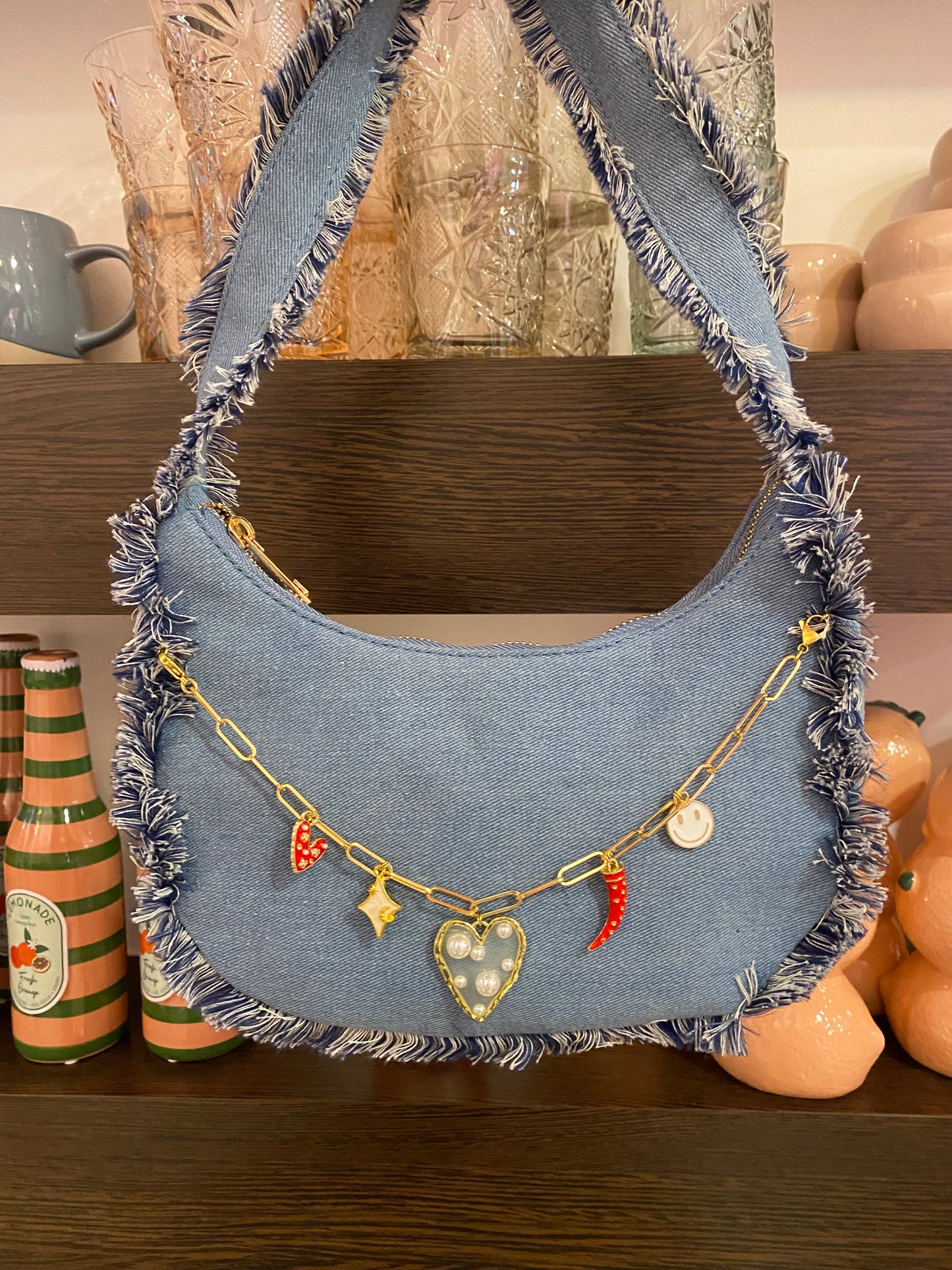 Customized Charmy Bag Red