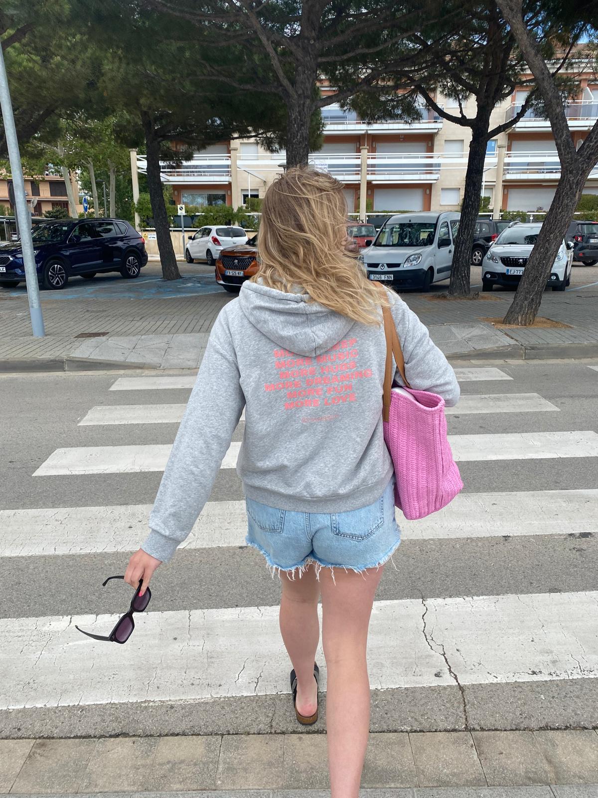 MORE SLEEP HOODIE ROZE