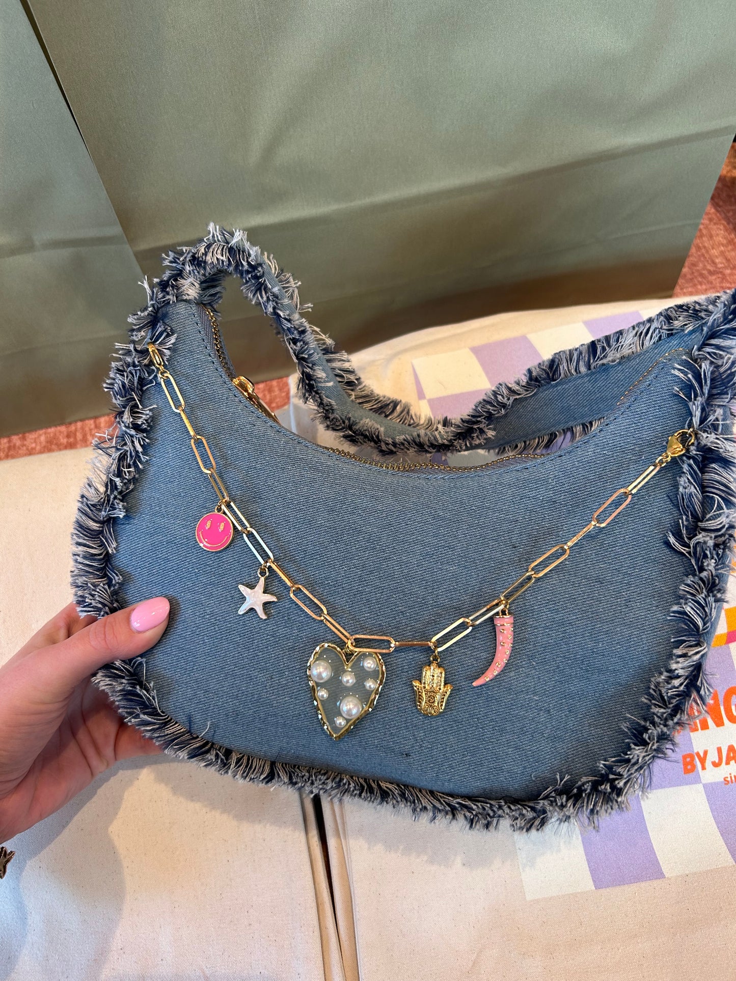 Customized Charmy Bag Pearl