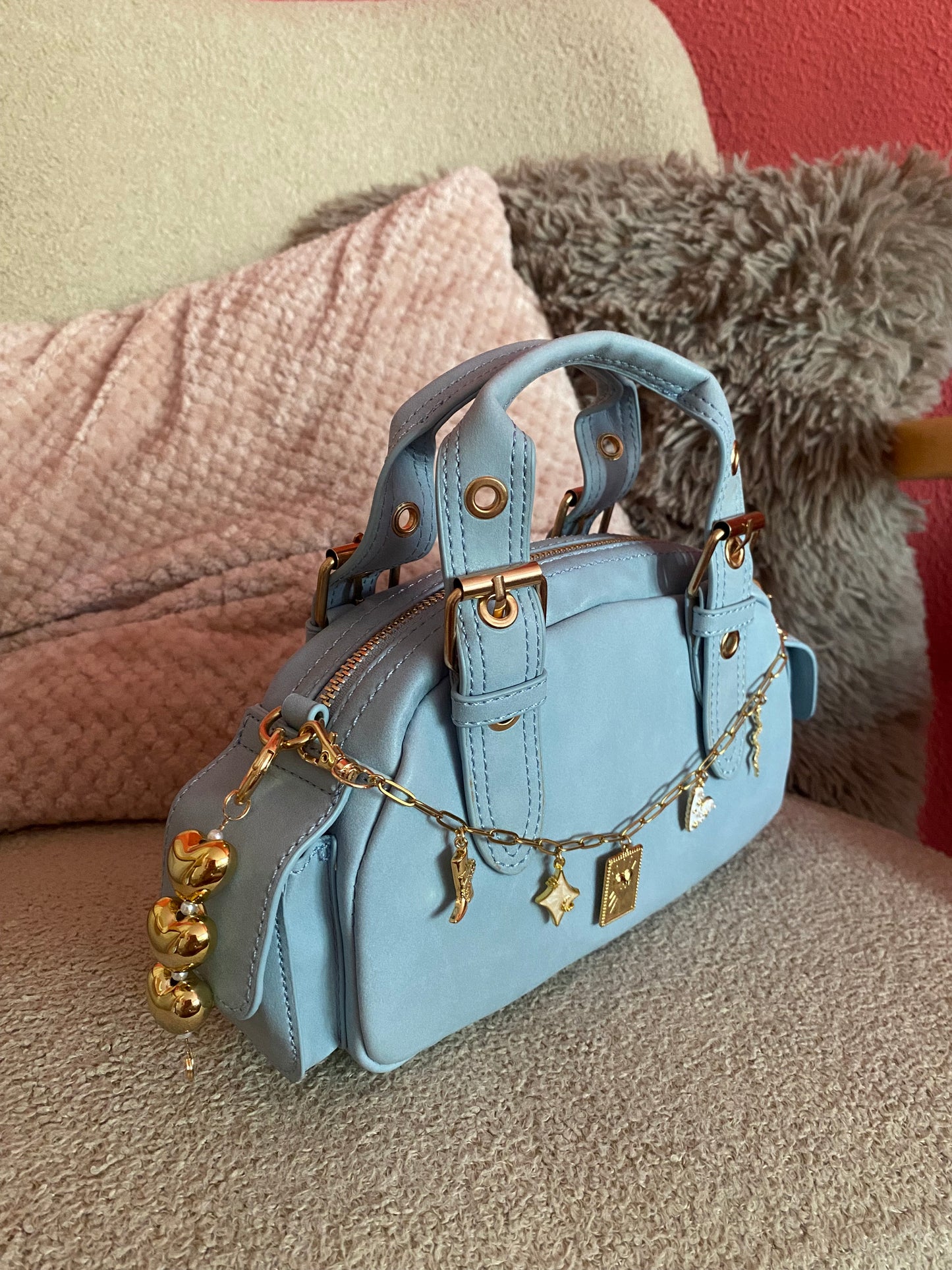 Customized Charmy Bag Blue