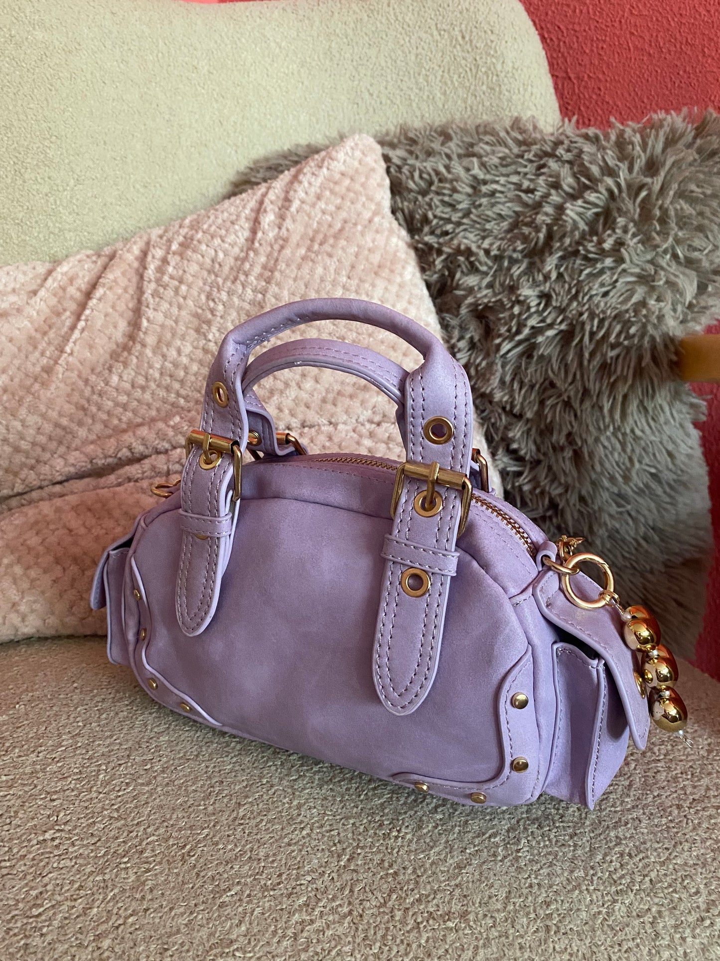 Customized Charmy Bag Purple
